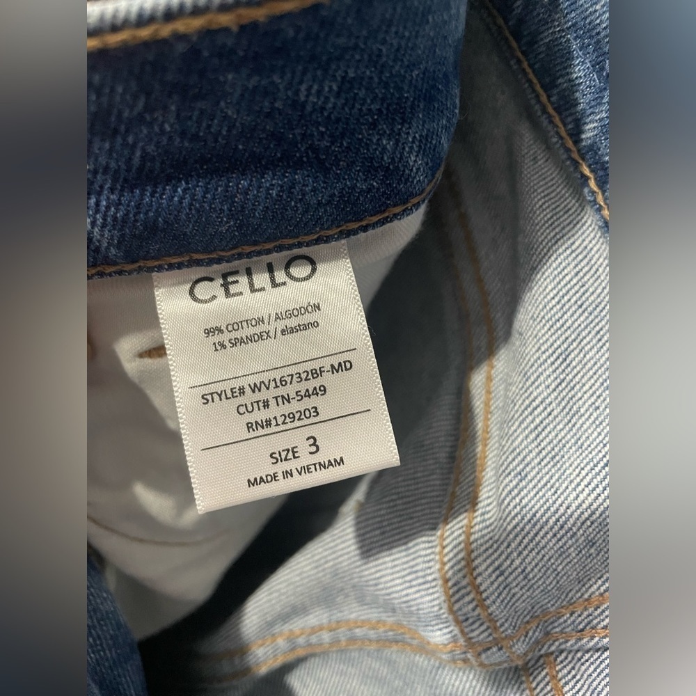 Cello Jeans | Cello Jeans Mid Rise Destroyed Slim, Size 3 - Picture 9 of 9